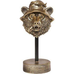 Handcrafted Resin Sculpture (Bear) Modern Home Décor Accent Trending Living Room